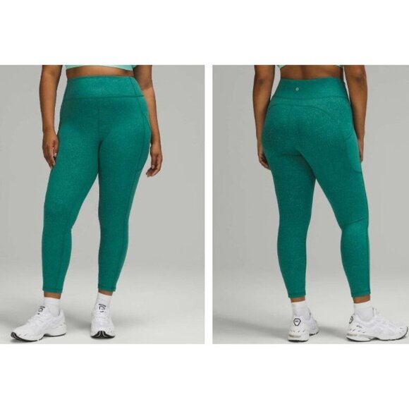 Lululemon Women's Invigorate High-Rise Tight Crunch Teal Lagoon Sz 2 - Picture 11 of 12